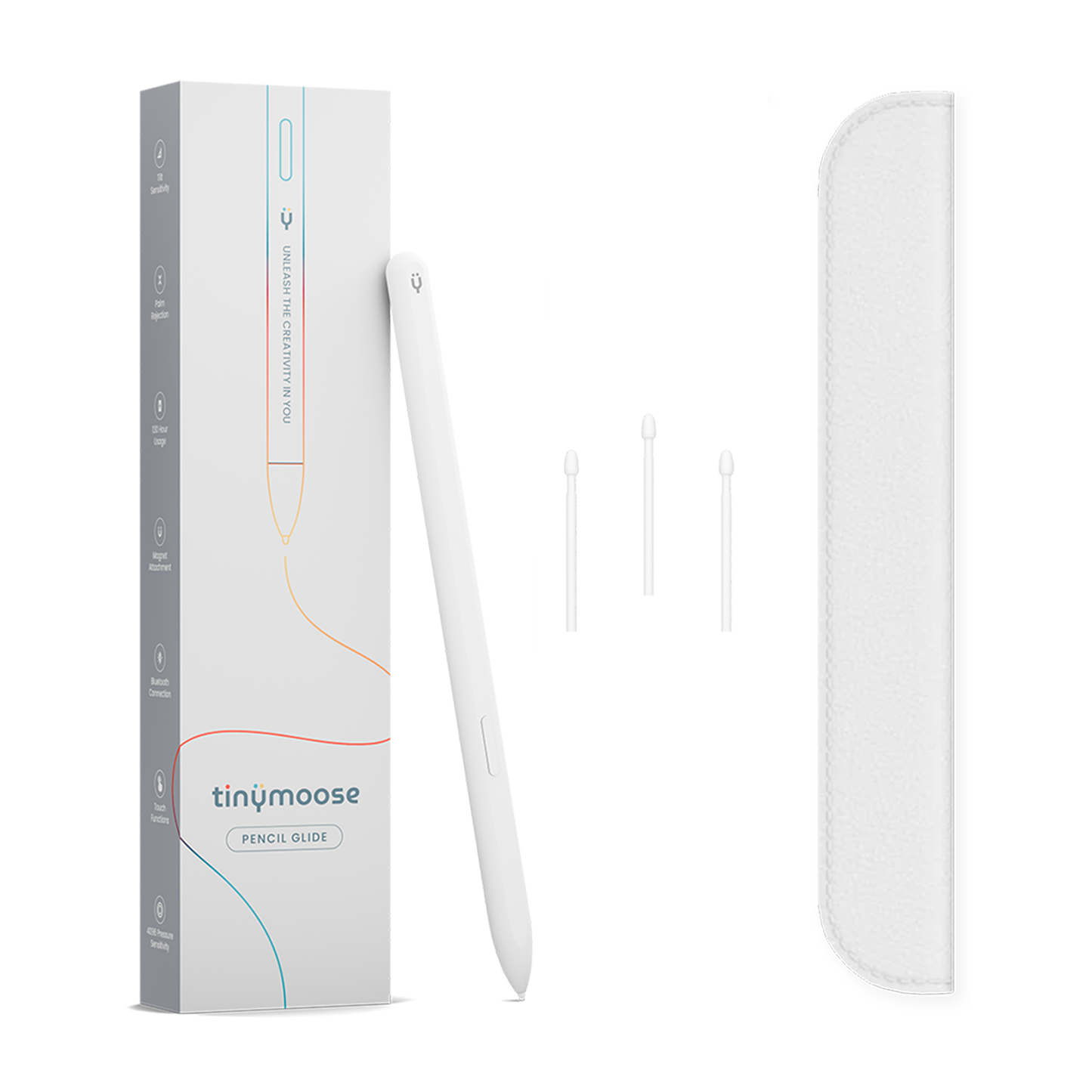 Pencil Glide | (Alpine White) Compatible with Samsung Galaxy Tab S7, S8, S9 & other EMR-supported tablets