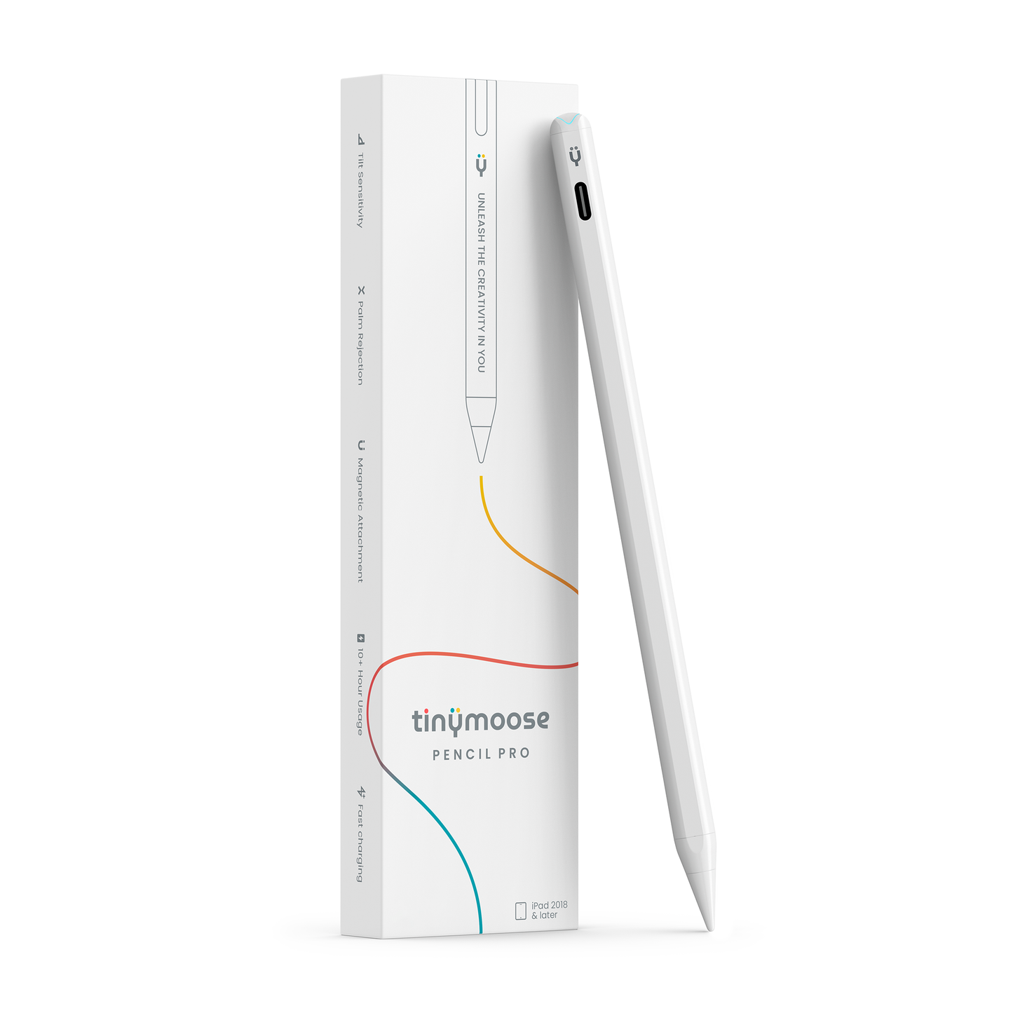 Pencil Pro (White) – Compatible with iPads (2018 and Newer)