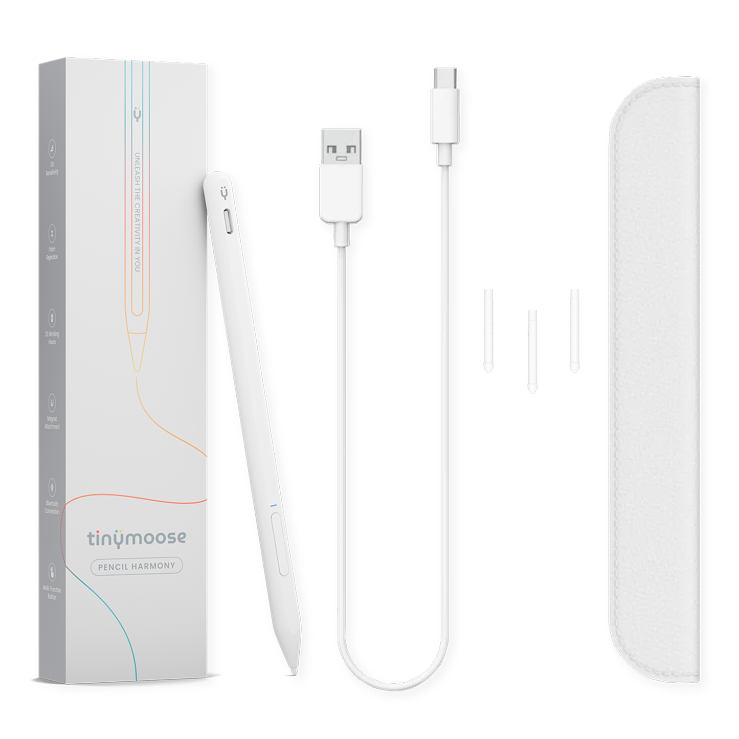 Pencil Harmony (White) – Compatible with Huawei MatePad & MateBook Devices